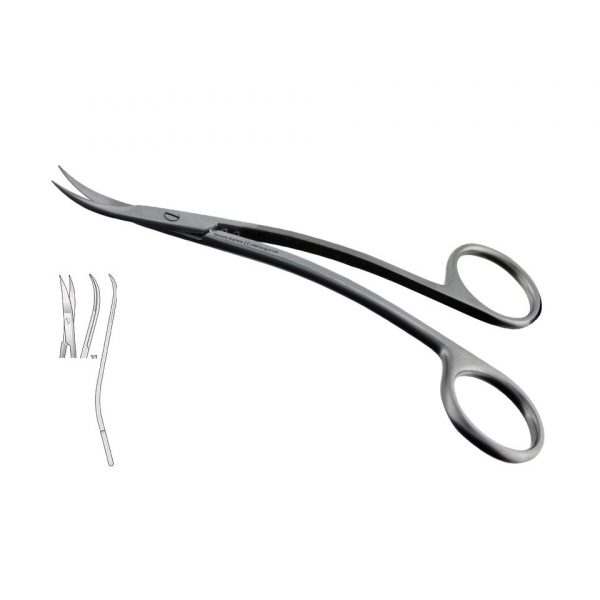 SCISSORS LA GRANGE DOUBLE CURVED 155MM