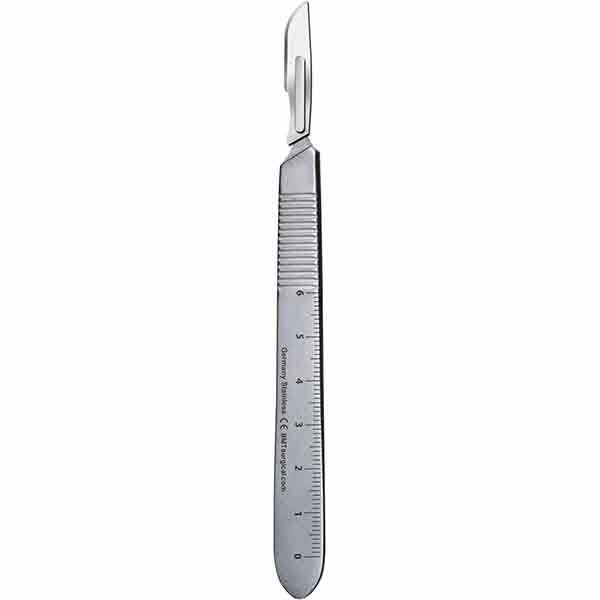 SCALPEL HANDLE WITH SCALE, # 3 M