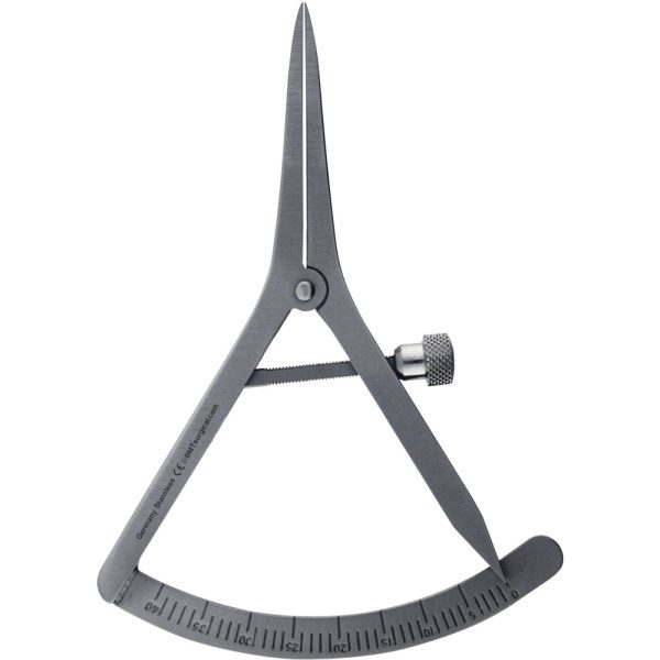 MEASURING INSTR. CASTROVIEJO, STRAIGHT, 0-40 MM, 9 CM