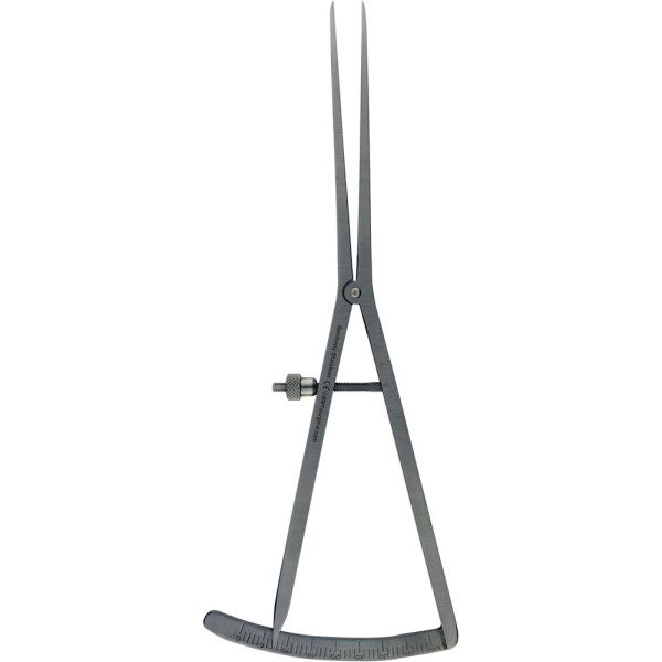 MEASURING INSTR. CASTROVIEJO, STRAIGHT, 0-40 MM, 17 CM