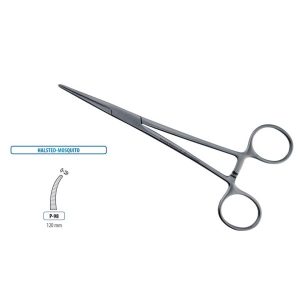 FORCEPS HALSTED MOSQUITO CURVED 120MM