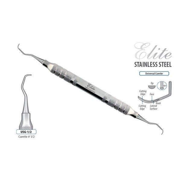 CURETTE ELITE SILVER GRACEY RIGID # 1/2