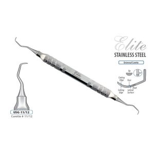 CURETTE ELITE SILVER GRACEY RIGID # 11/12