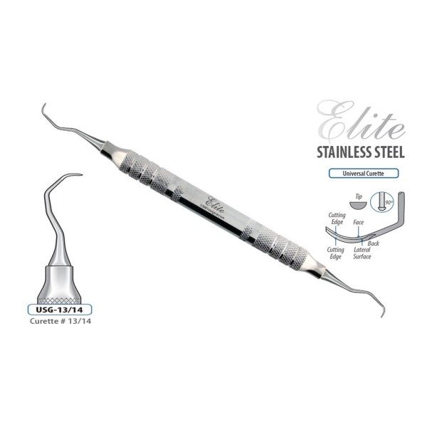 CURETTE ELITE SILVER GRACEY RIGID # 13/14