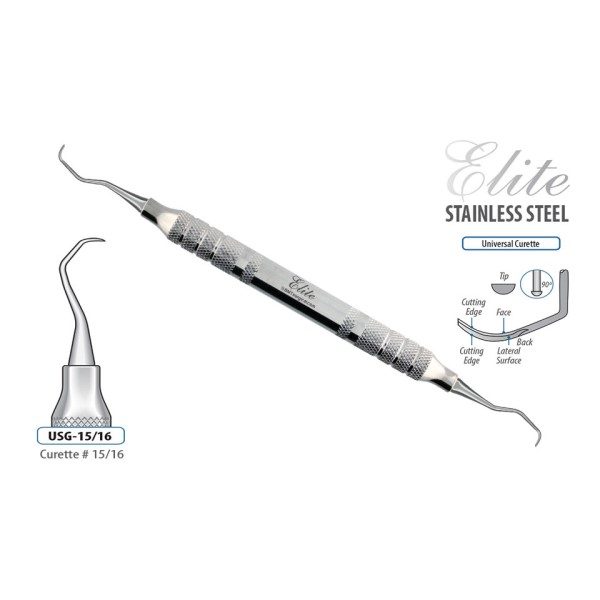 CURETTE ELITE SILVER GRACEY RIGID # 15/16
