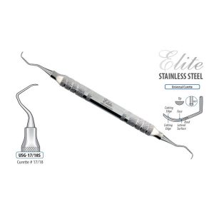 CURETTE ELITE SILVER GRACEY RIGID # 17/18