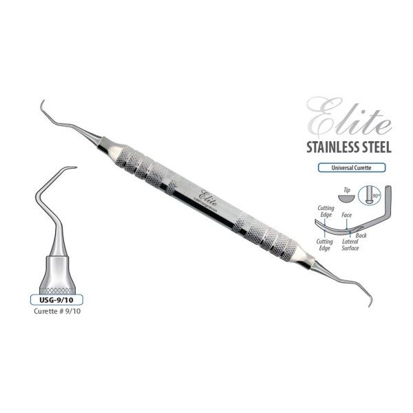 CURETTE ELITE SILVER GRACEY RIGID # 9/10