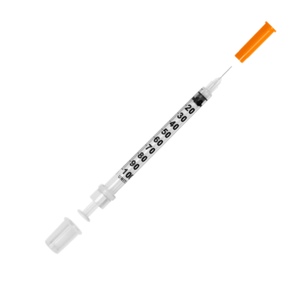 mVet Insulin Syringe: U-40, 1.0cc, 29ga, Each
