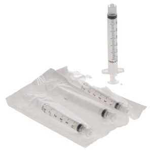Syringe (Soft Pack): Sterile, 3ml, Luer Slip, 100 Count