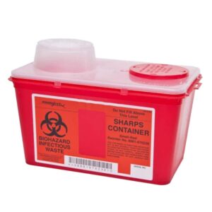 mVet Sharps Container Devon Red 4 qt