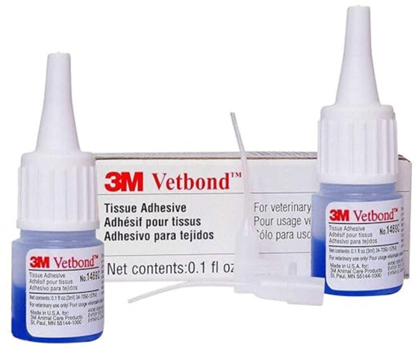 Vetbond Tissue Adhesives: 3ml