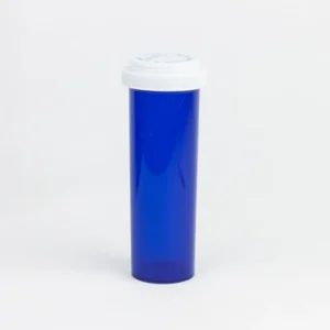 Blue Reversible Cap Vial: 60 Dram, 90 Count