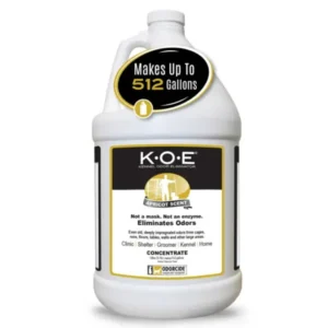 K.O.E. Kennel Odor Eliminator Apricot Scent, 1 Gallon
