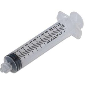 Monoject Syringe: 12ml, Luer Lock, 80 Count