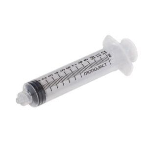 SoftPack Monoject Syringe: 12ml, Luer Lock, 100 Count