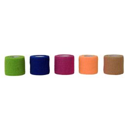 Non-Latex Cohesive Bandage Roll: Solid Colors, 2" x 5 yrds, 36 Count