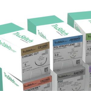 TruStitch Veterinary Suture PDO: # 4-0 PDO Violet 30", SH Taper Point 26mm 1/2C - R315NV