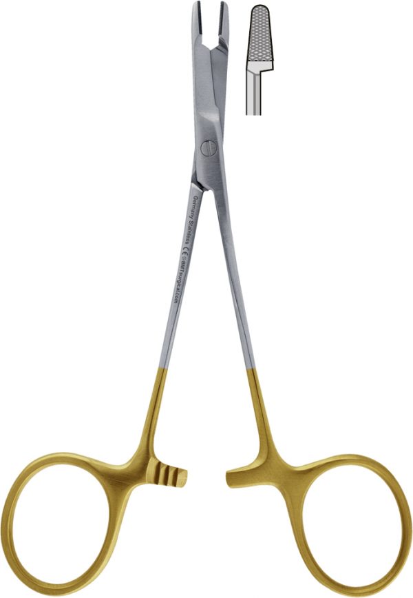 NEEDLE HOLDER OLSEN-HEGAR, TC, 17 CM