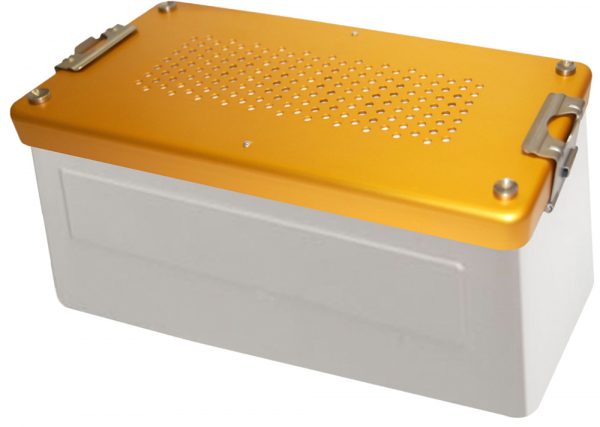 NEW YELLOW CONTAINER COMPLETE, MM 300X140X100