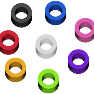 COLORED RINGS IN SILICONE TO ENCODE SURGICAL KITS, 175 PCS.