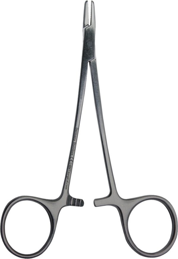 NEEDLE HOLDER DERF, STRAIGHT, 12,5 CM